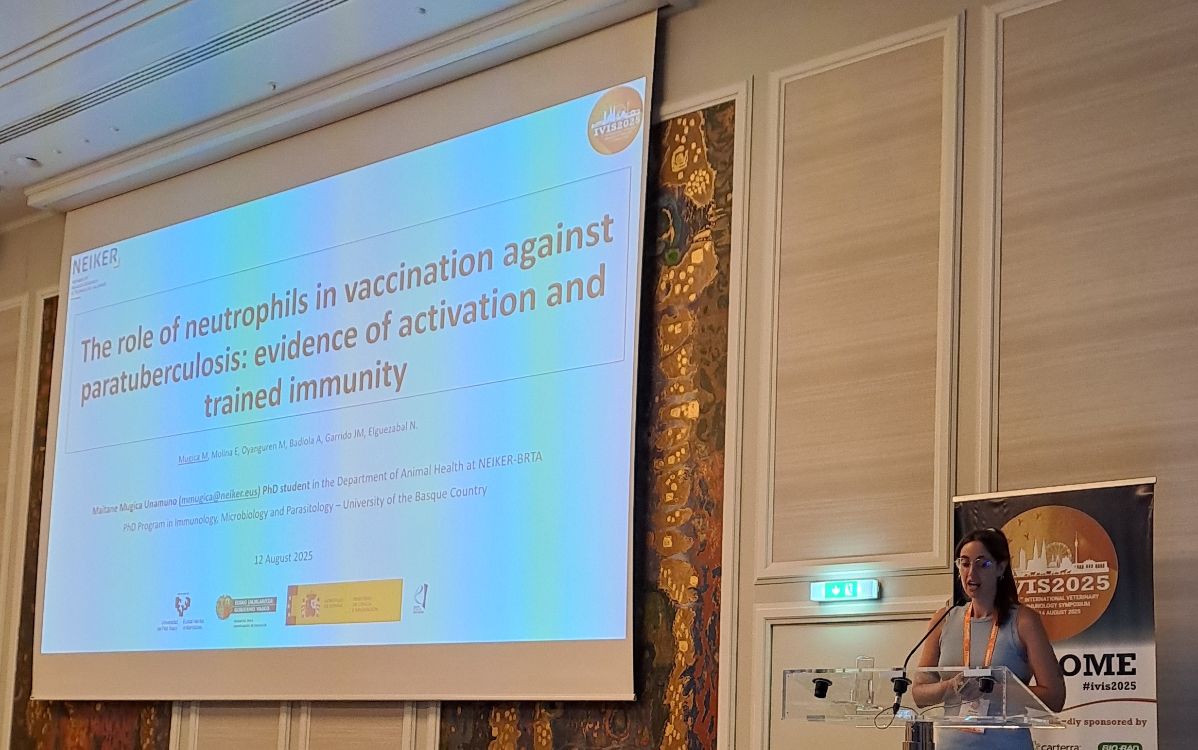 International Veterinary Immunology Symposiumean aurkeztu ditugu gure aurrerapausuak